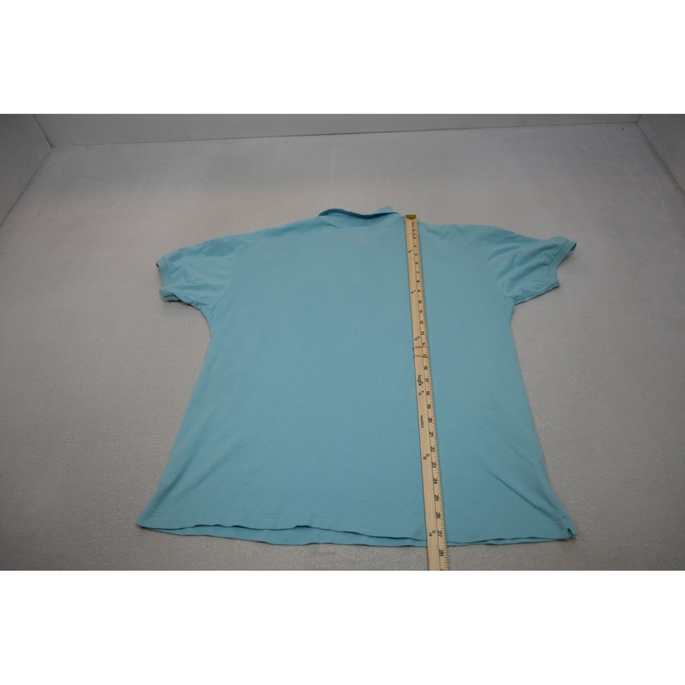 Lacoste Polo Shirt Men Size 7 XL Light Blue Short Sleeve Pique Cotton Excellent - Picture 12 of 12